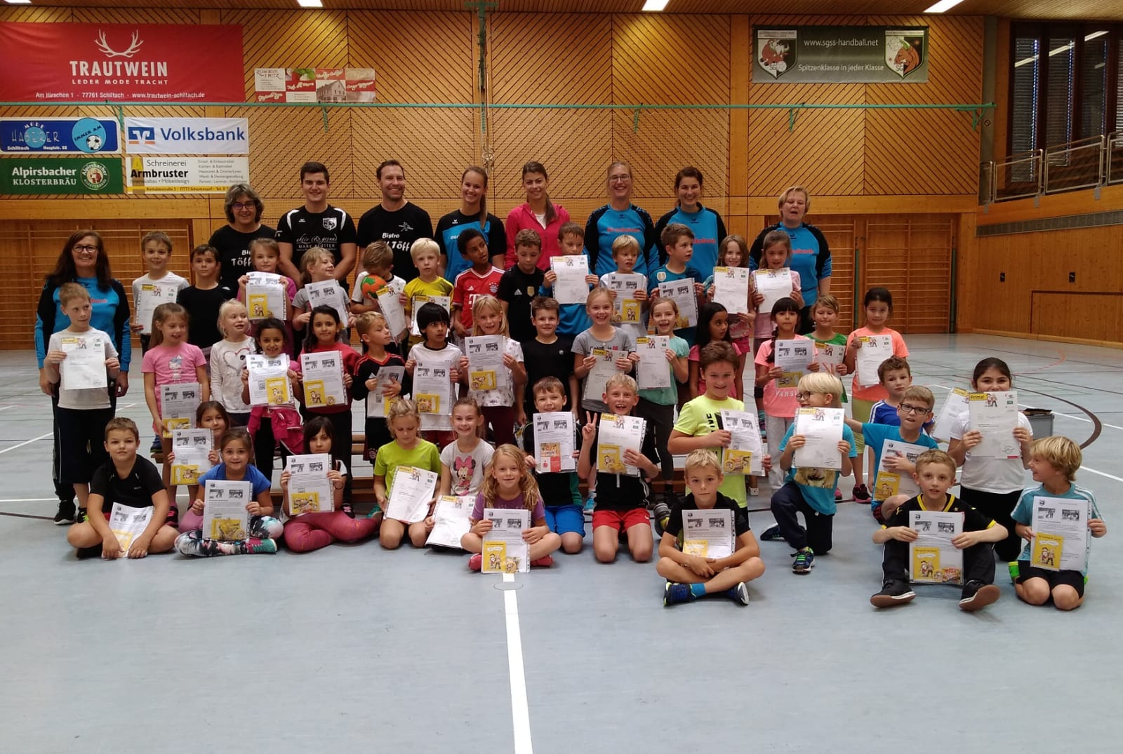 Handballaktionstag 2018 wieder eine gelungene Kooperation zwischen der Grundschule und der SG Schenkenzell/Schiltach