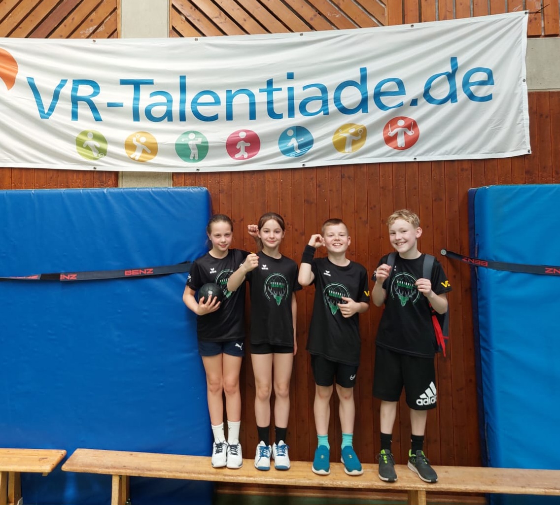 Unsere Talente beim Bezirksentscheid der VR- Talentiade